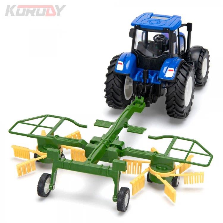 Korody Traktor med rotorhövändare RC RTR 1:24 - 3