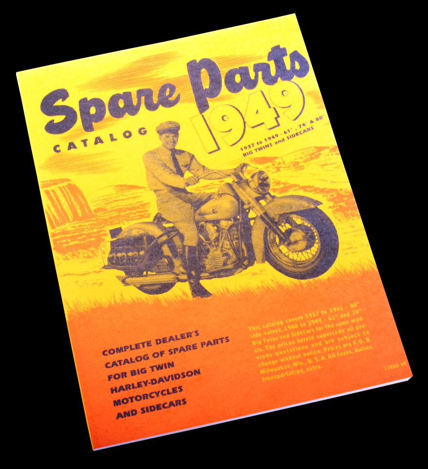 Parts List 74" & 80" B/T & sidovagn 1949-61
