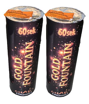 Gold Fountain 2-pack