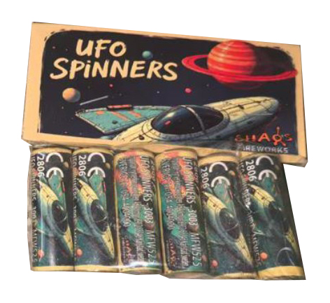 UFO Spinners 6-pack