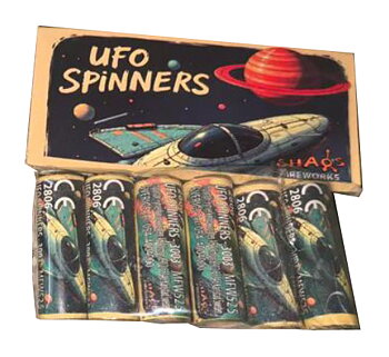 UFO Spinners 6-pack