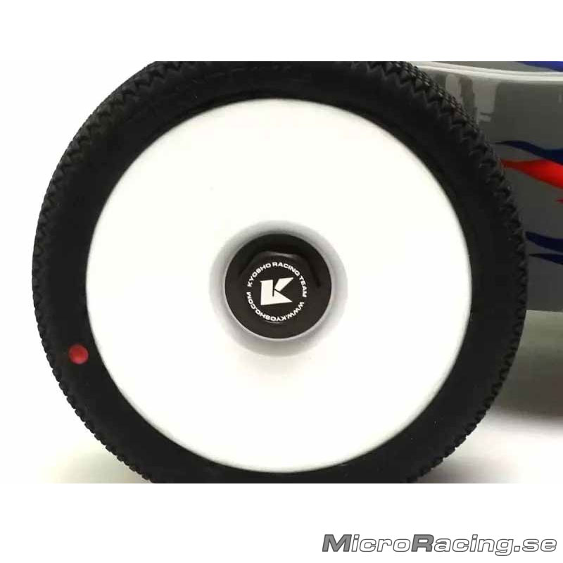 KYOSHO - Closed Wheel Nuts,  Gun Metal, 1/8 Off Road, 4pcs - 3