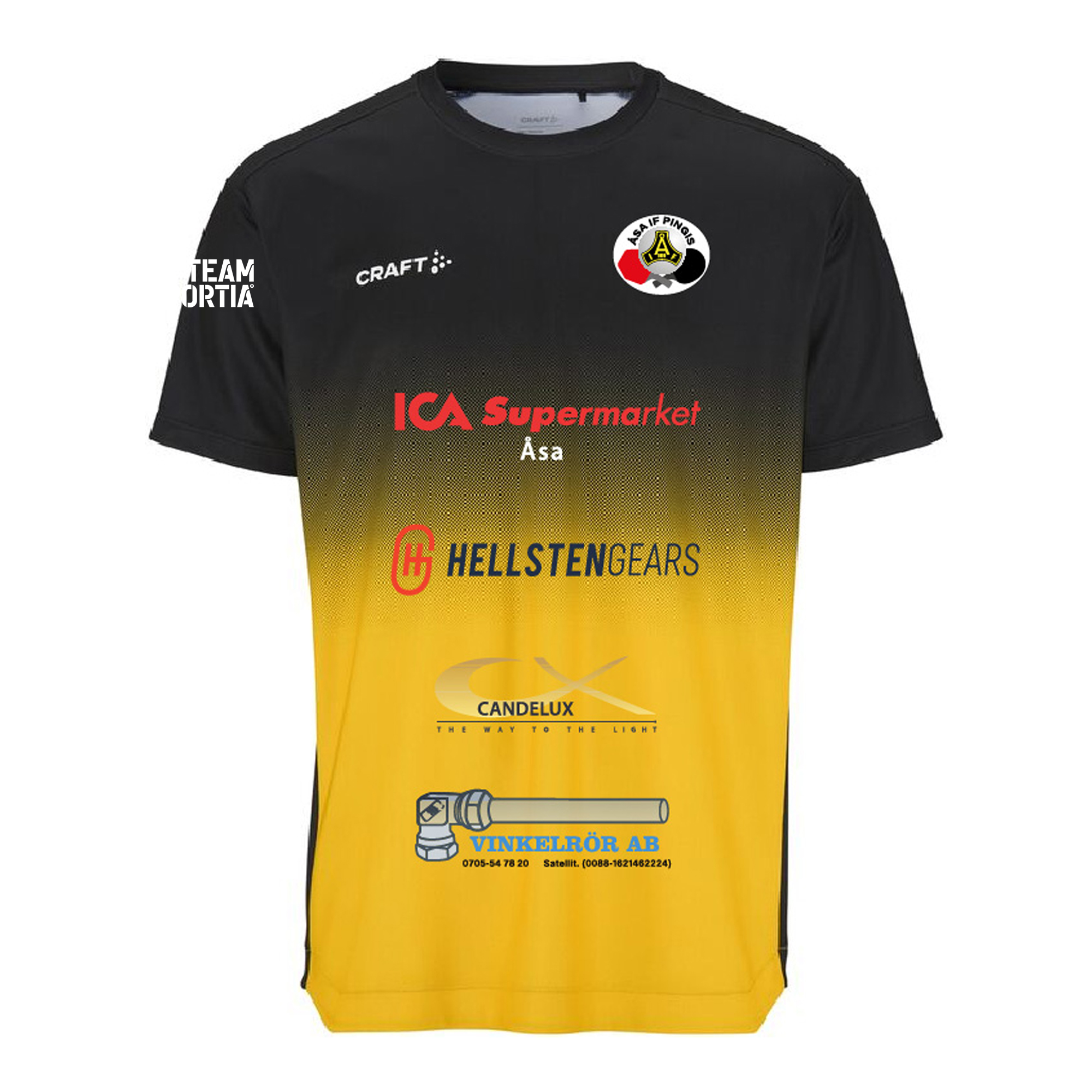 Evolve 2.0 Structured Graphic Jersey Jr Matchtröja (Åsa IF Pingis)