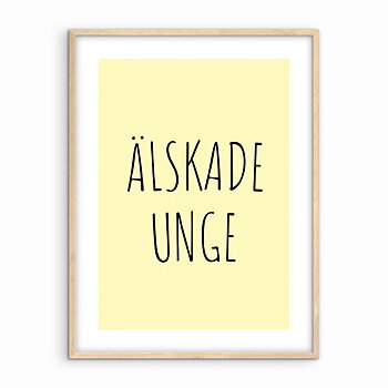 Älskade unge - Ljust gul