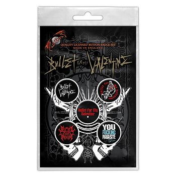 Bullet For My Valentine Logo Badge Pack
