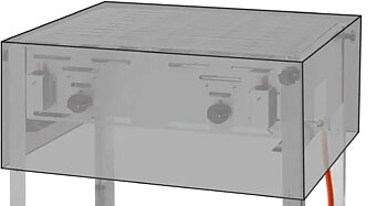 Covers for table grills HE-154717 &amp; HE-154878