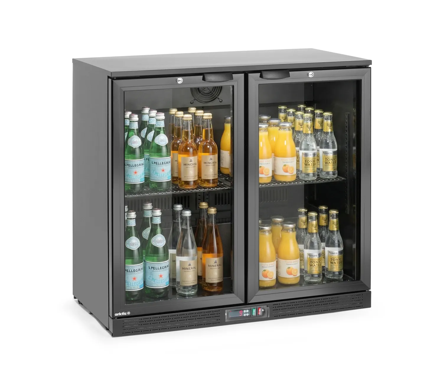 Kylskåp Back bar, dubbeldörr 180L - 3
