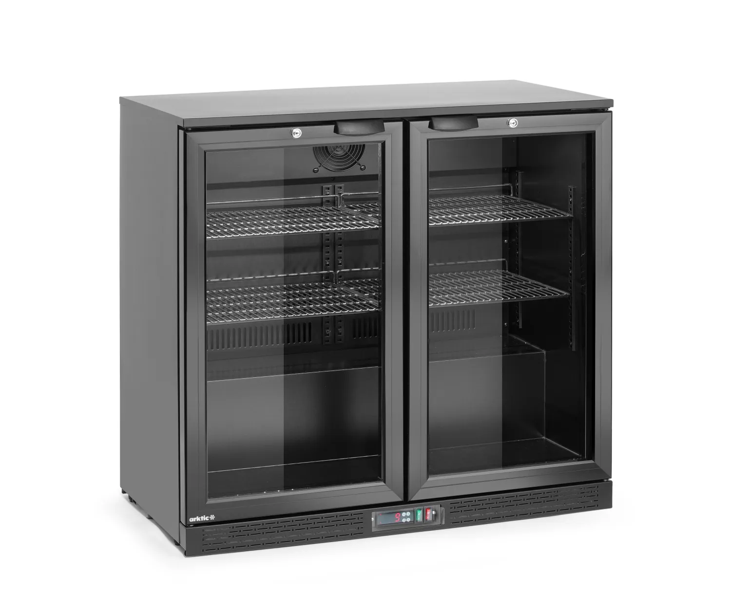 Kylskåp Back bar, dubbeldörr 180L - 2