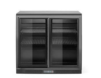 Kylskåp Back bar, dubbla skjutdörrar 180L