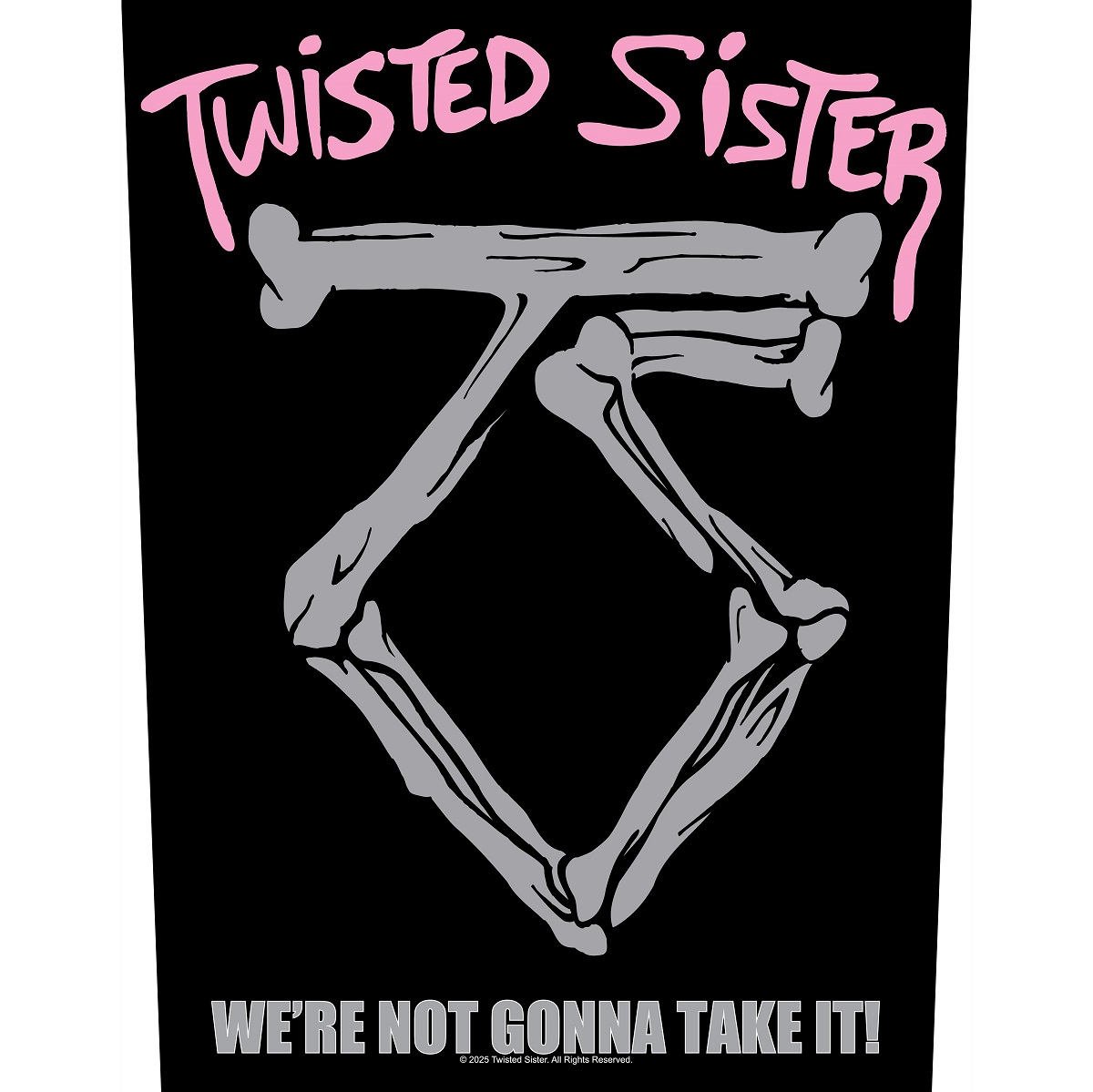 Twisted Sister We're Not Gonna Take It Backpatch