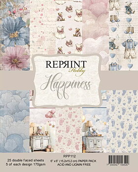  Reprint Happiness Collektion 6"x6"