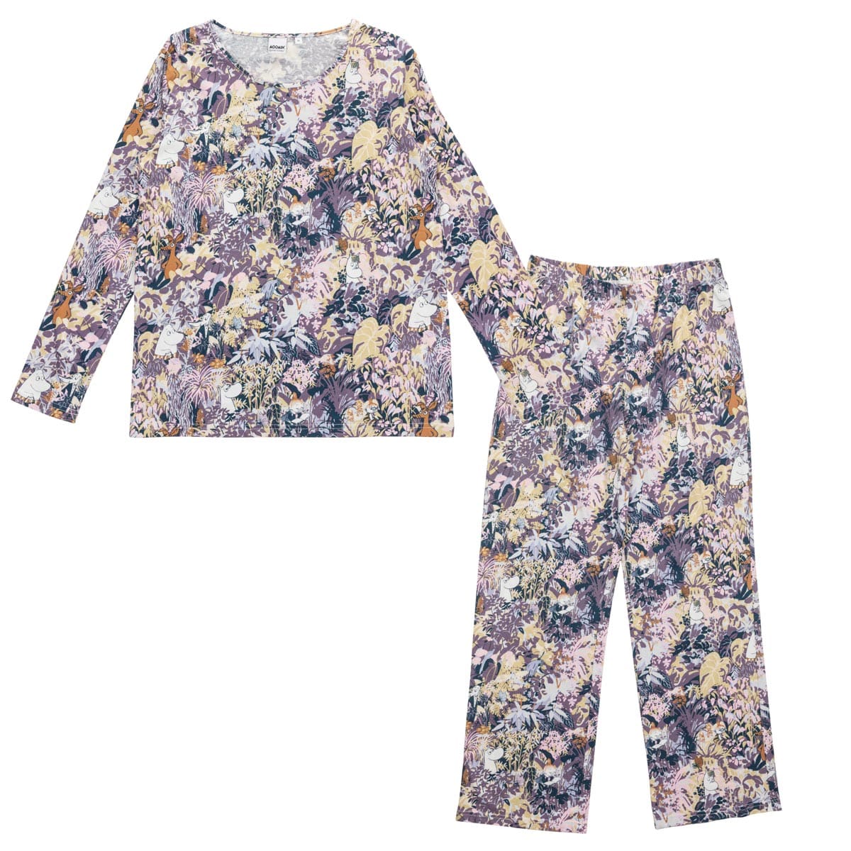Moomin Lady Pajamas - Plush Purple