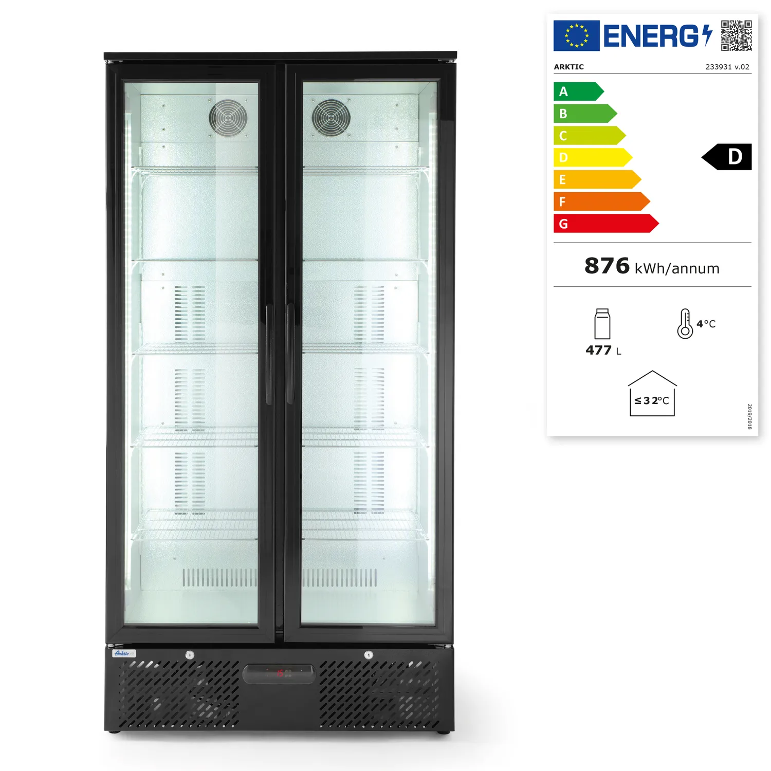 Double refrigerator 477L - 4