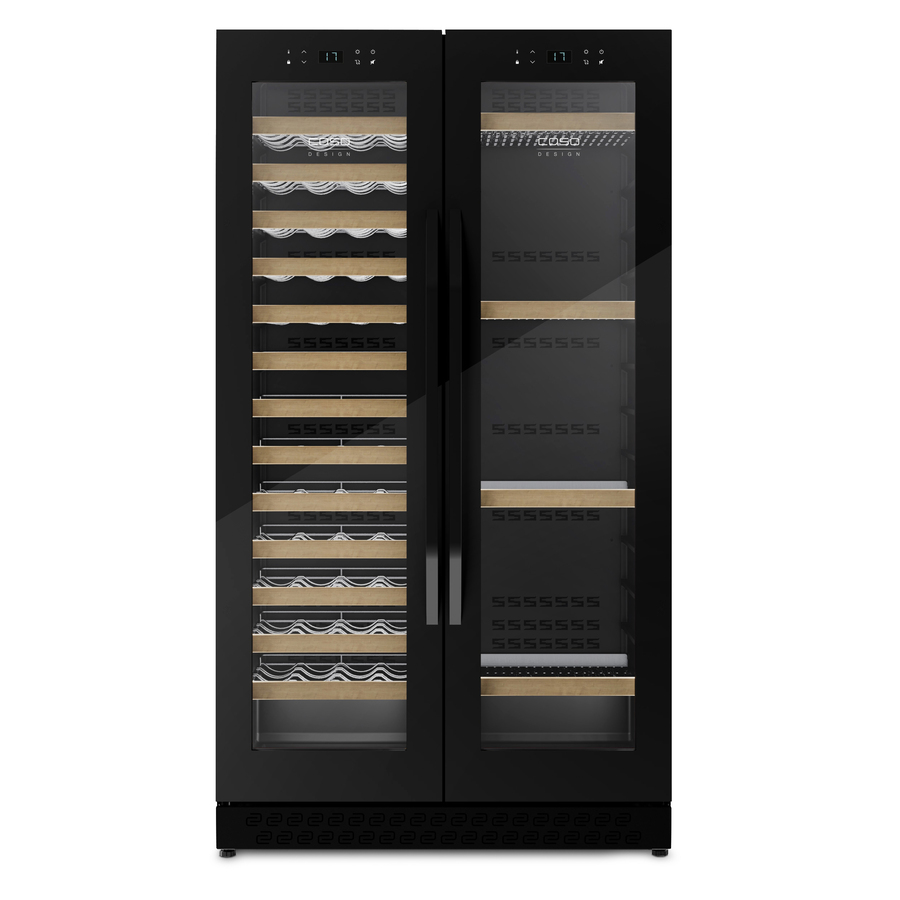 Caso WineChef Duo 122 Svart vinkylare