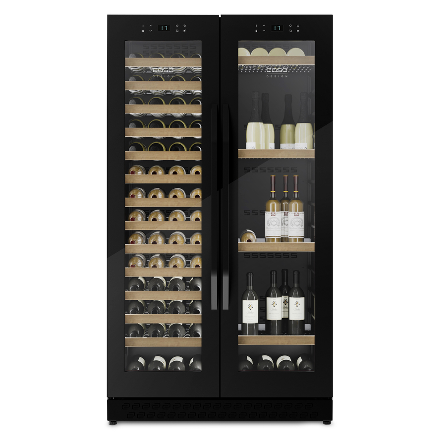 Caso WineChef Duo 122 Svart vinkylare - 4