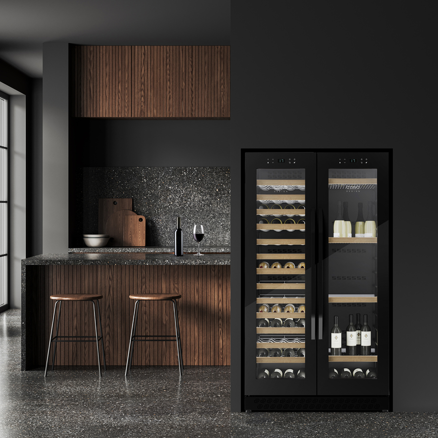 Caso WineChef Duo 122 Svart vinkylare - 5