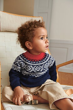 Sandnes Marius genser baby 2512_02 (28 m flerfärgsstick st 3)