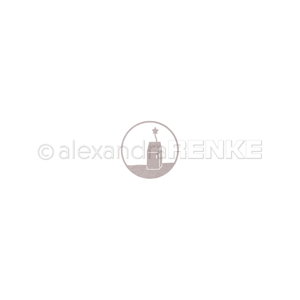 ALEXANDRA RENKE-  Stanze 'Sternenhaus im Kreis'Die 'Star House in Circle'