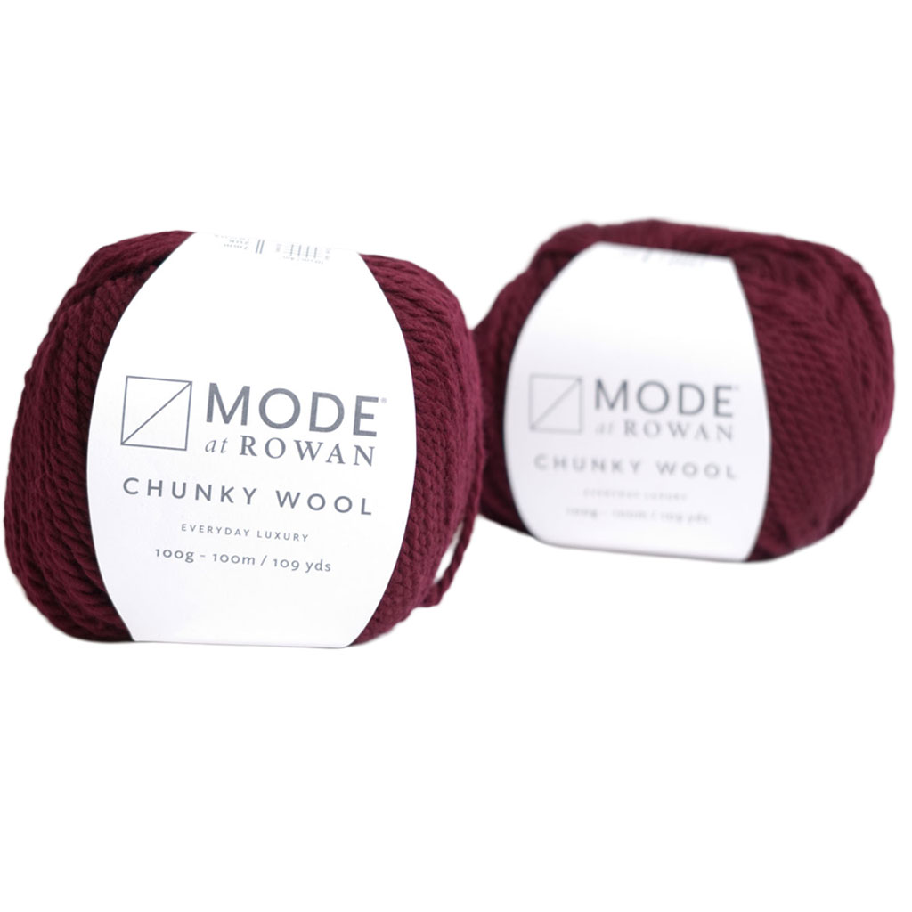 Rowan Chunky Wool Burgundy 20 - 2