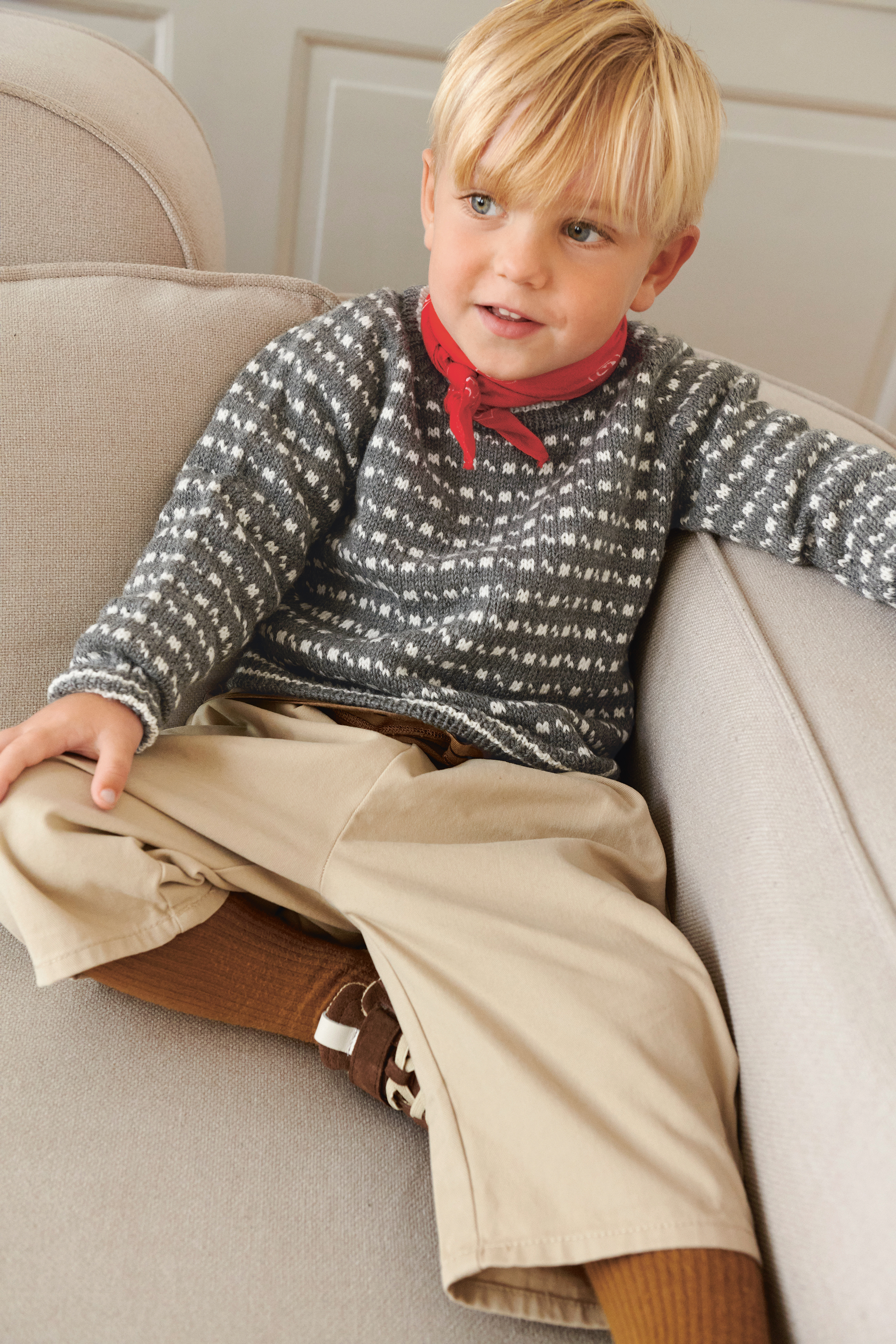 Sandnes Islender genser baby 2512_03 (27 m flerfärgsstick st 3) - 2