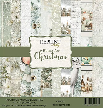  Reprint Home for Christmas Collection 12"x12"