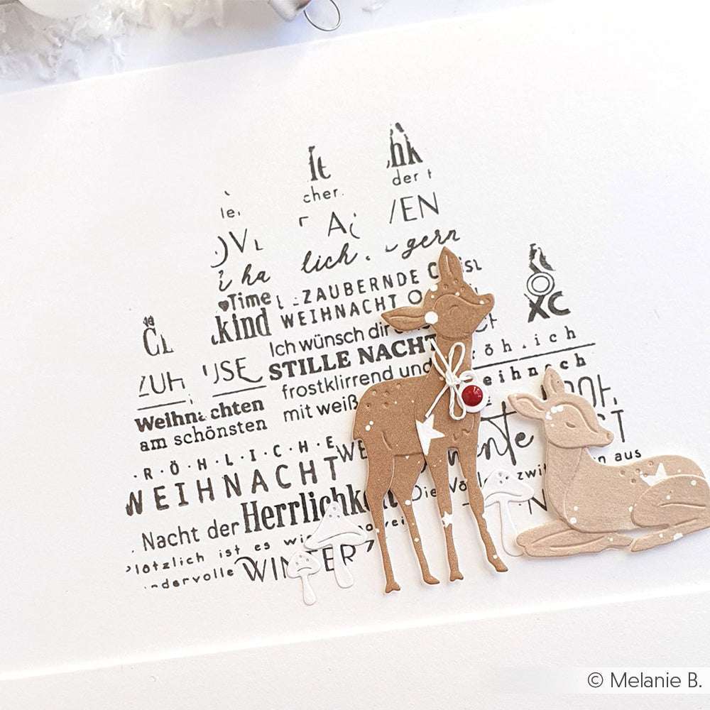 ALEXANDRA RENKE -Stanze 'Schichttier Rehkitz 2' Die 'Layer Animal Deer Kit 2' - 4