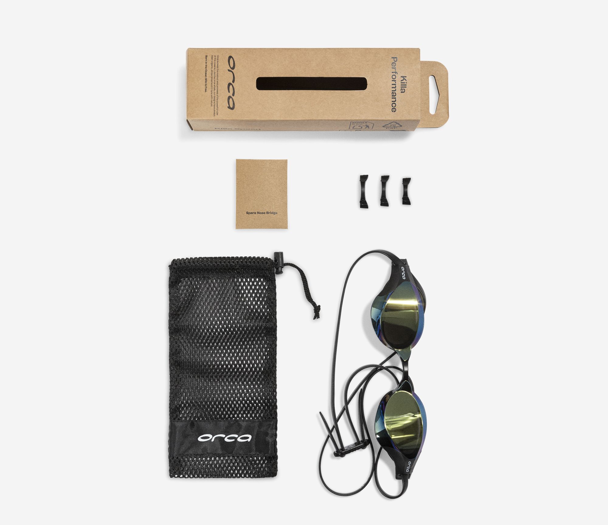 ORCA Killa Performance Swimming Goggles - 10