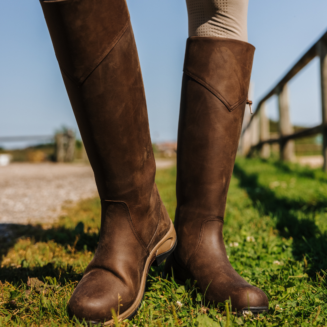 NORTON RANDO TALL BOOTS  - 7