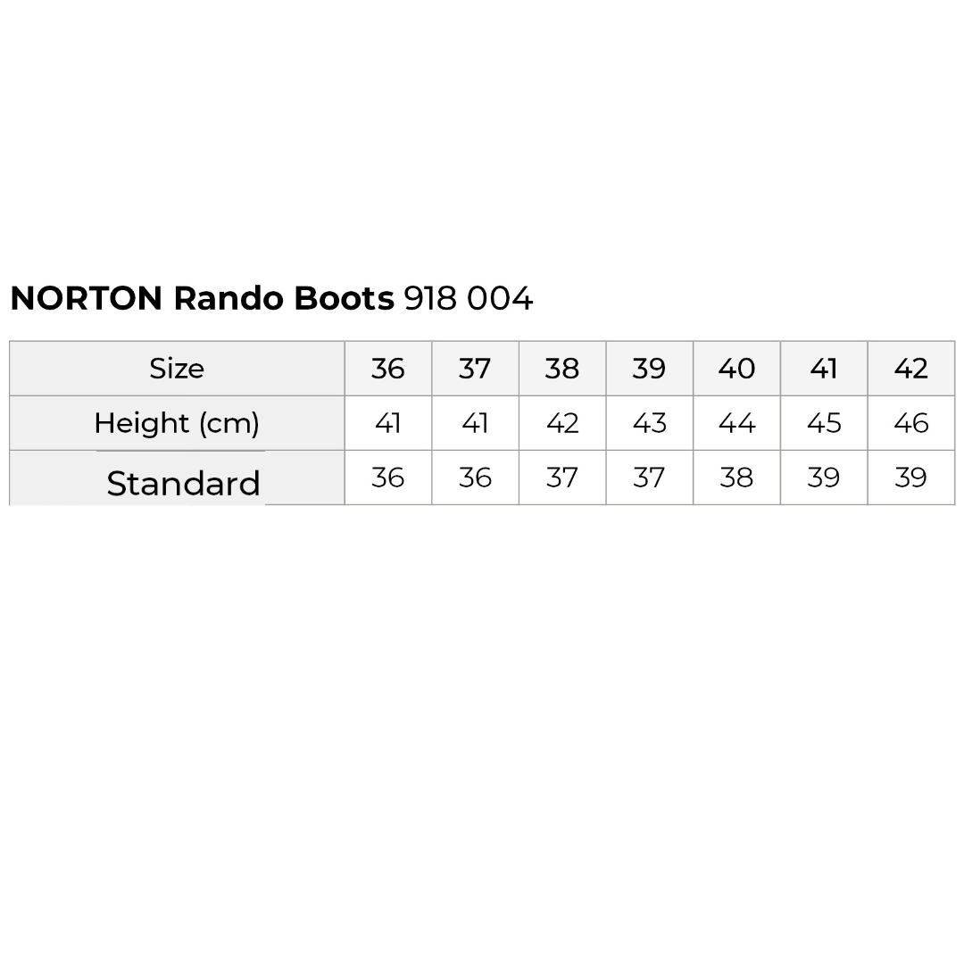 NORTON RANDO TALL BOOTS  - 9