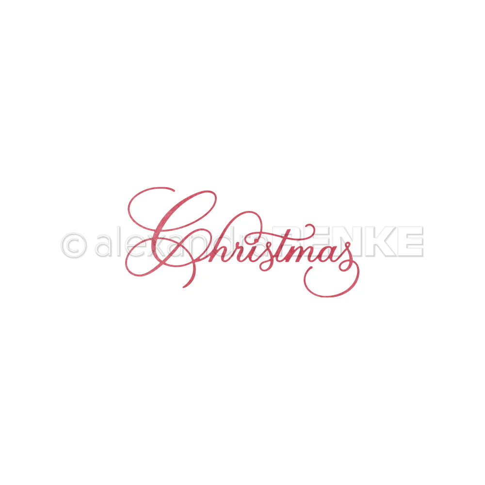 ALEXANDRA RENKE- Stanze 'Kalligrafisch Christmas' Die 'Calligraphic Christmas'