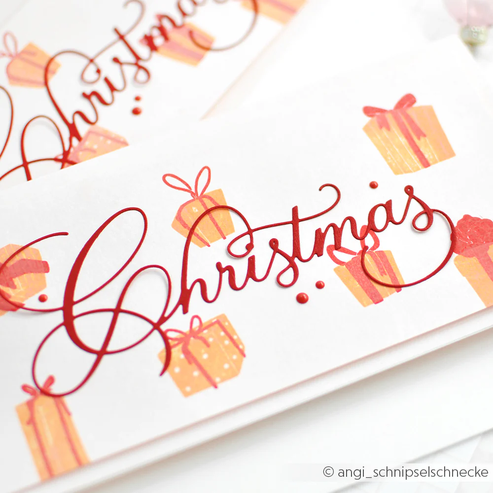 ALEXANDRA RENKE- Stanze 'Kalligrafisch Christmas' Die 'Calligraphic Christmas' - 7