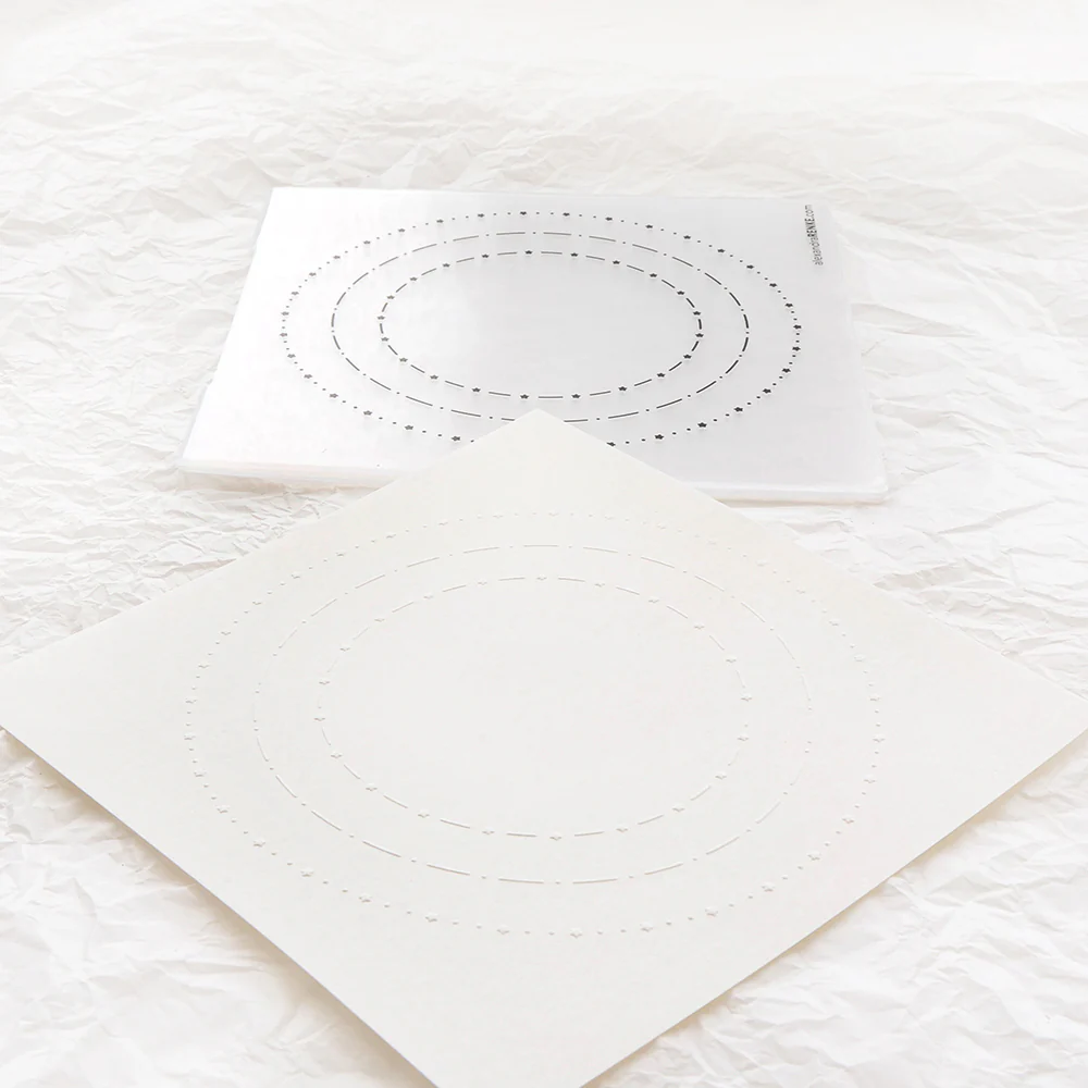 ALEXANDRA RENKE-Embossing Folder 'Pattern Circles Star Joy' - 2