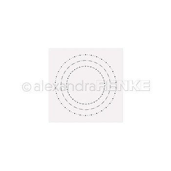 ALEXANDRA RENKE-Embossing Folder 'Pattern Circles Star Joy'