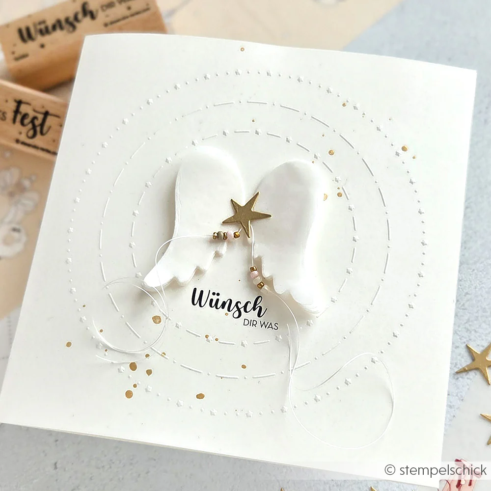 ALEXANDRA RENKE-Embossing Folder 'Pattern Circles Star Joy' - 4