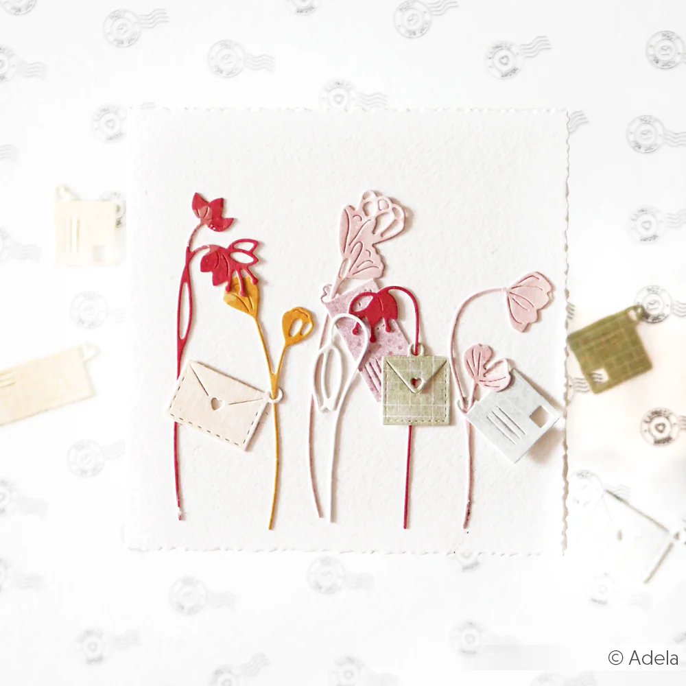 ALEXANDRA RENKE  -Stanze 'Briefe von Herzen Set 1' Die 'Letters from heart set 1' - 3