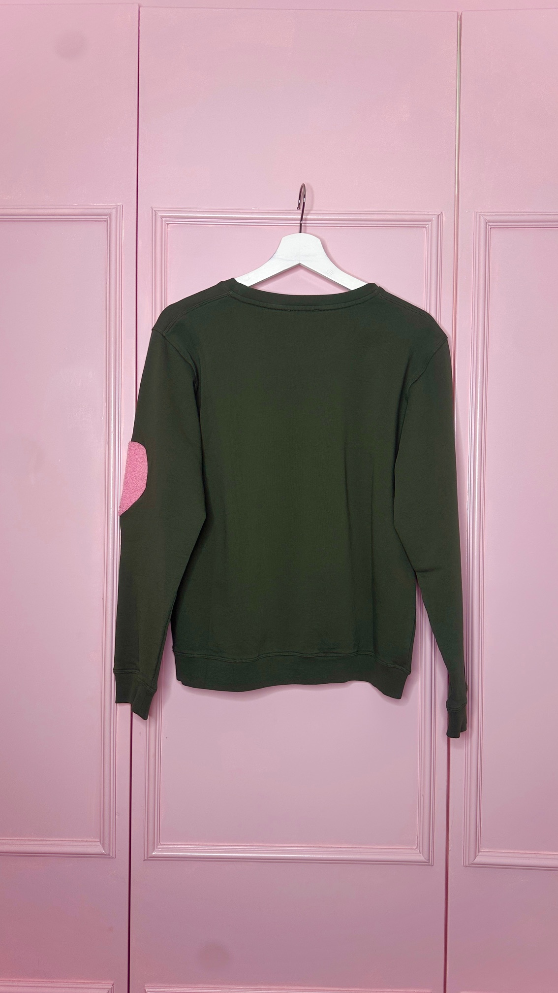 Sweatshirt love black forrest army with rose embroidery classic - 3