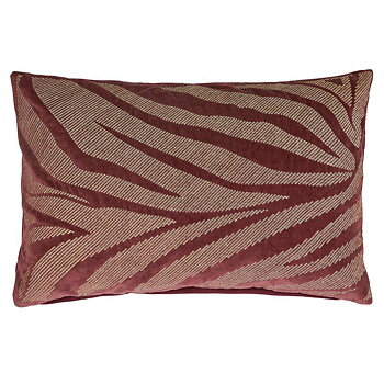 Kuddfodral 40x60 - Bordeaux/golden Zebra