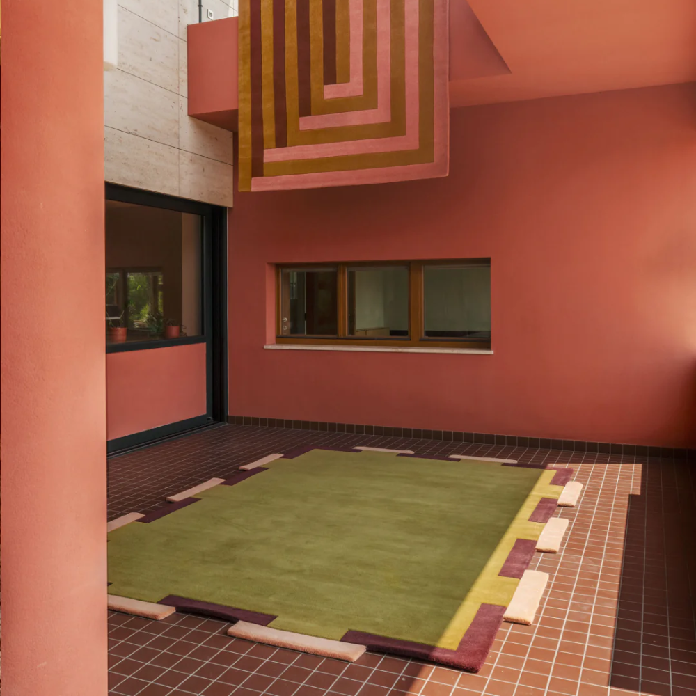 Teklan Fregio Wool Rug - LAYERED - 4