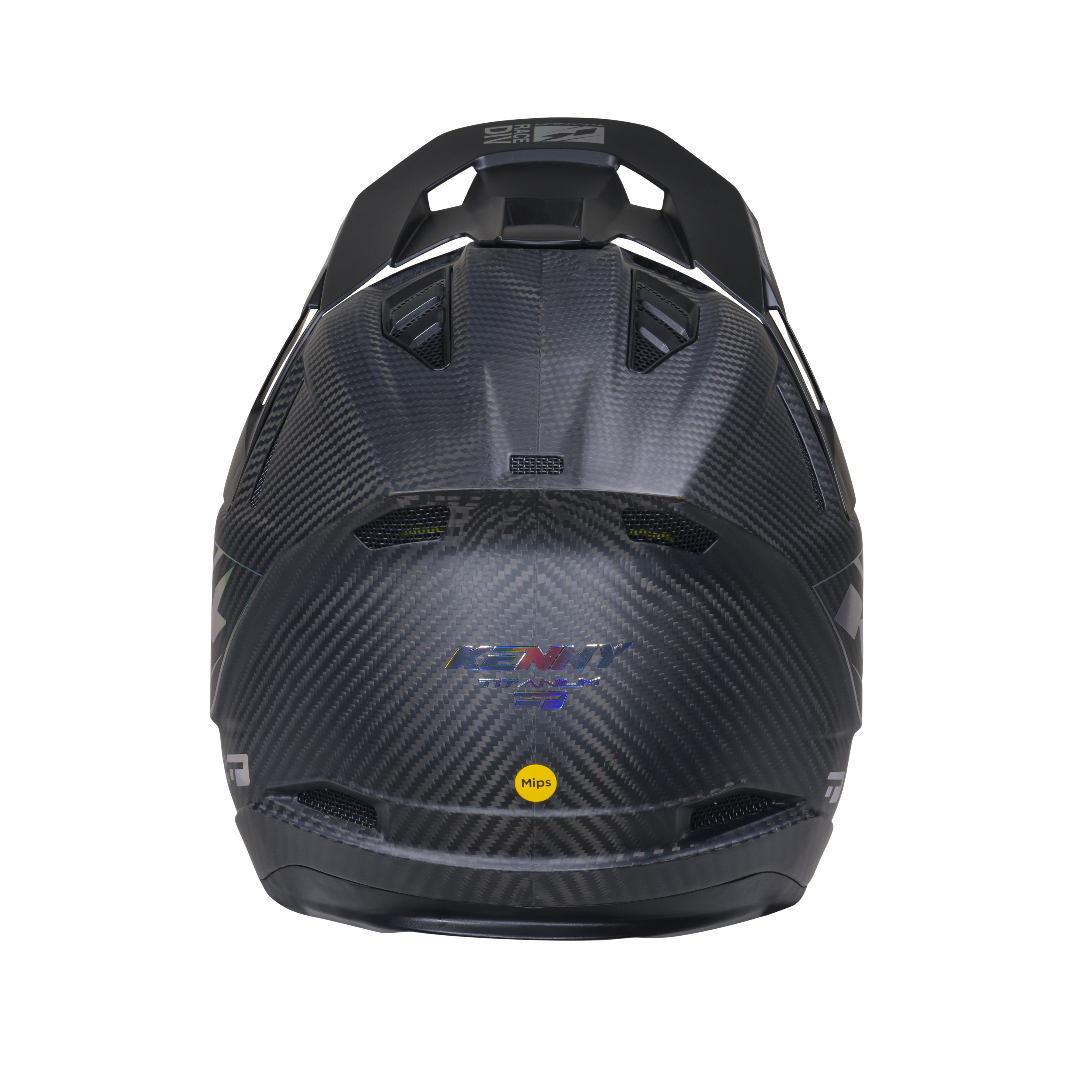 KENNY TITANIUM CARBON HELMET CARBON MATT HOLOGRAPHIC - 3