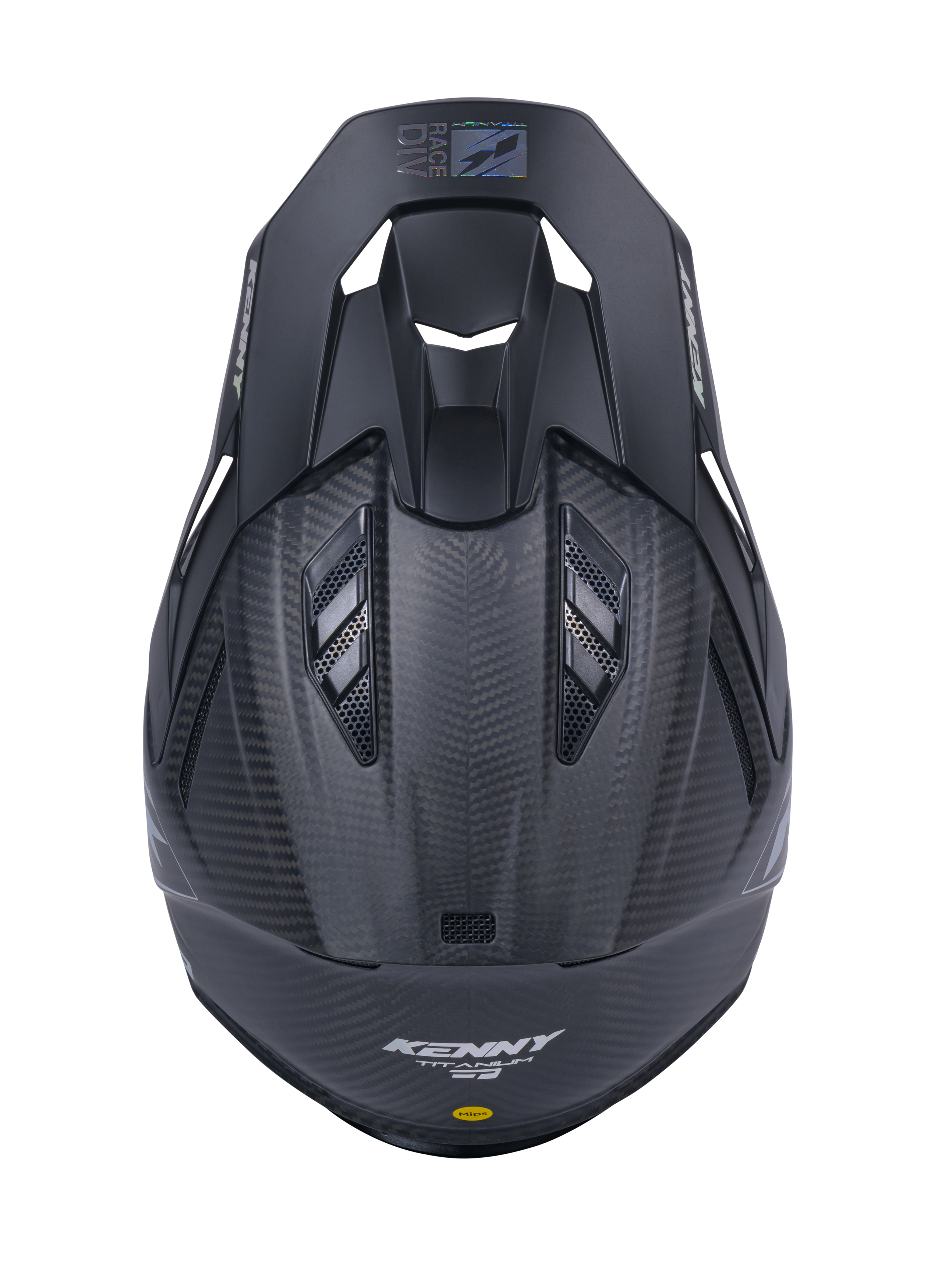 KENNY TITANIUM CARBON HELMET CARBON MATT HOLOGRAPHIC - 4