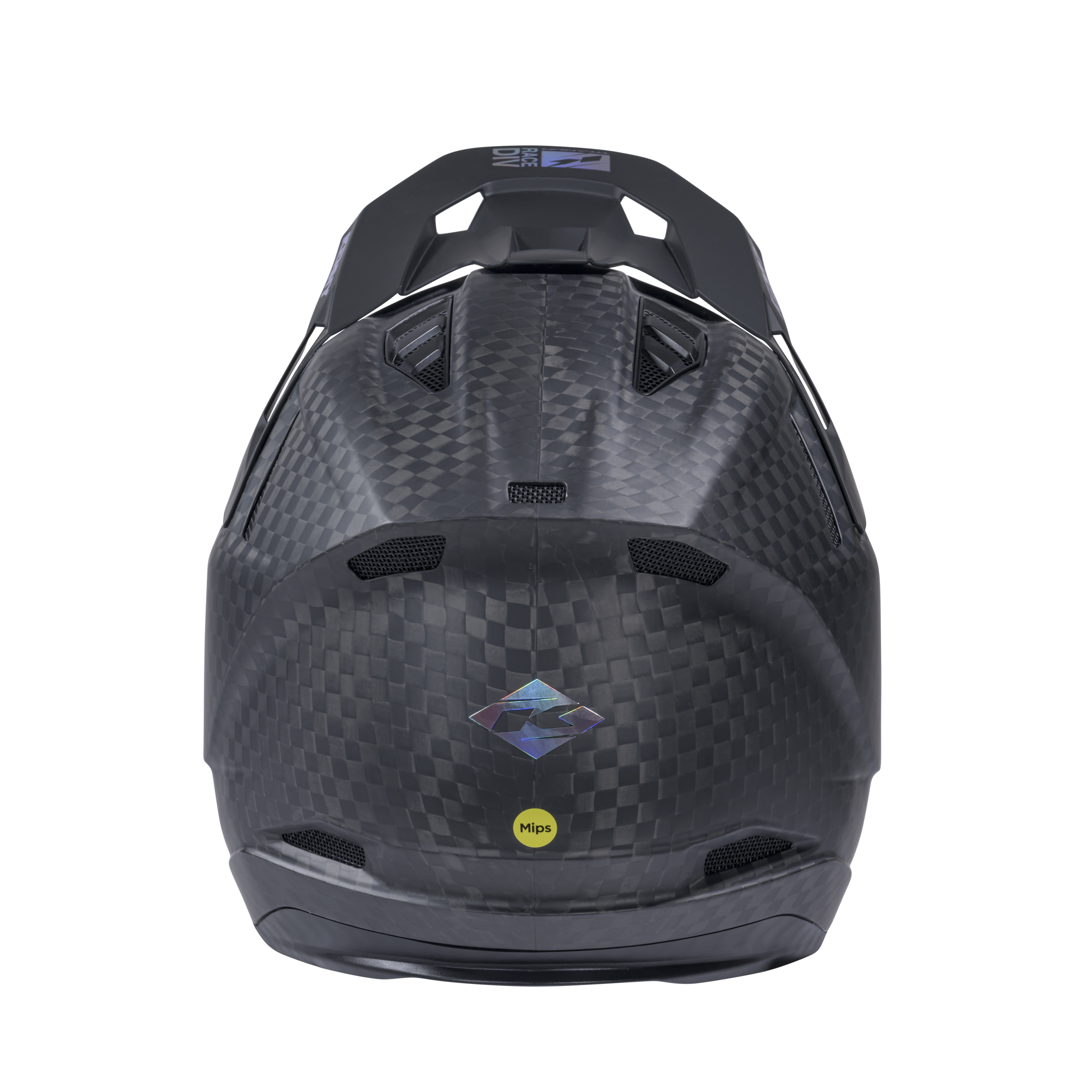 KENNY TITANIUM CARBON HELMET BIG CARBON MATT HOLOGRAPHIC - 3