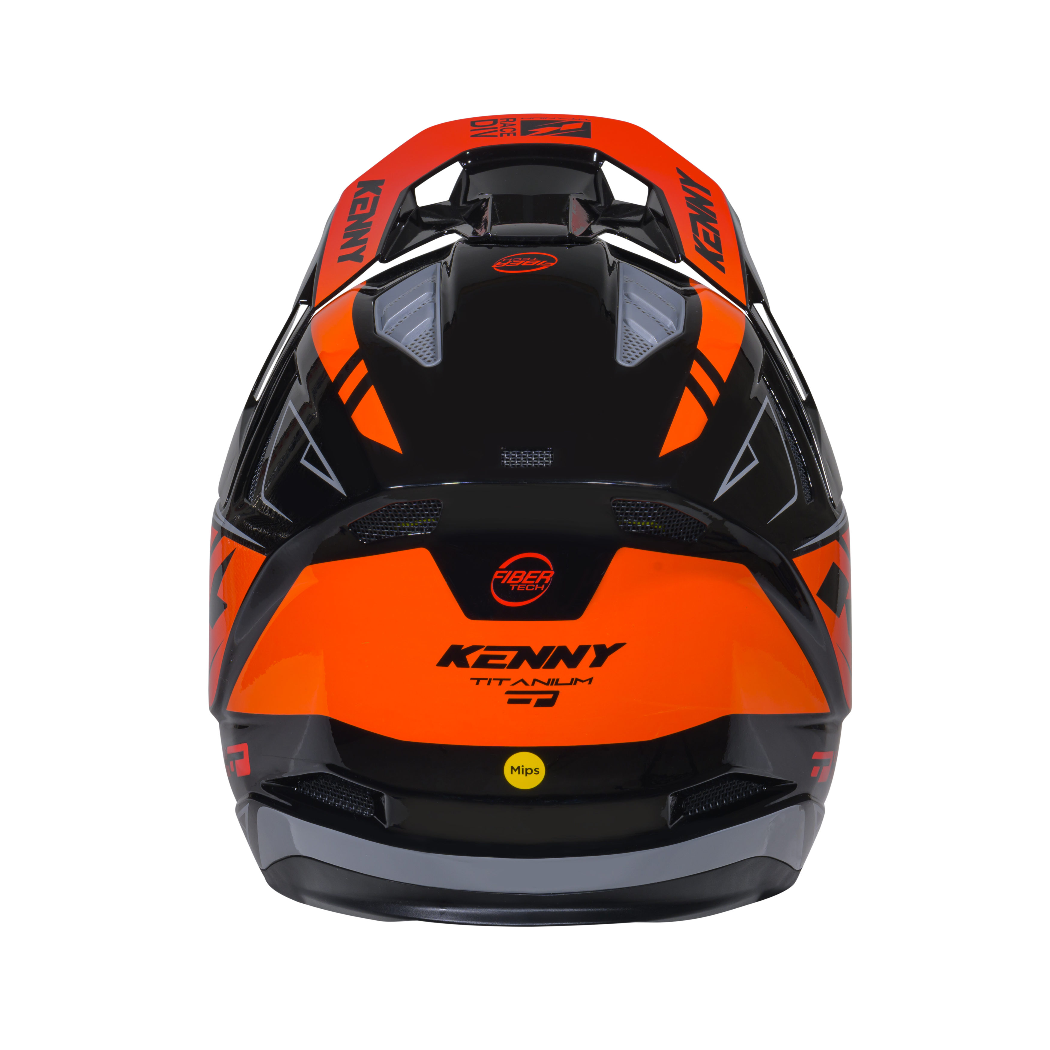 KENNY TITANIUM GRAPHIC HELMET BLACK ORANGE GRADIENT - 3