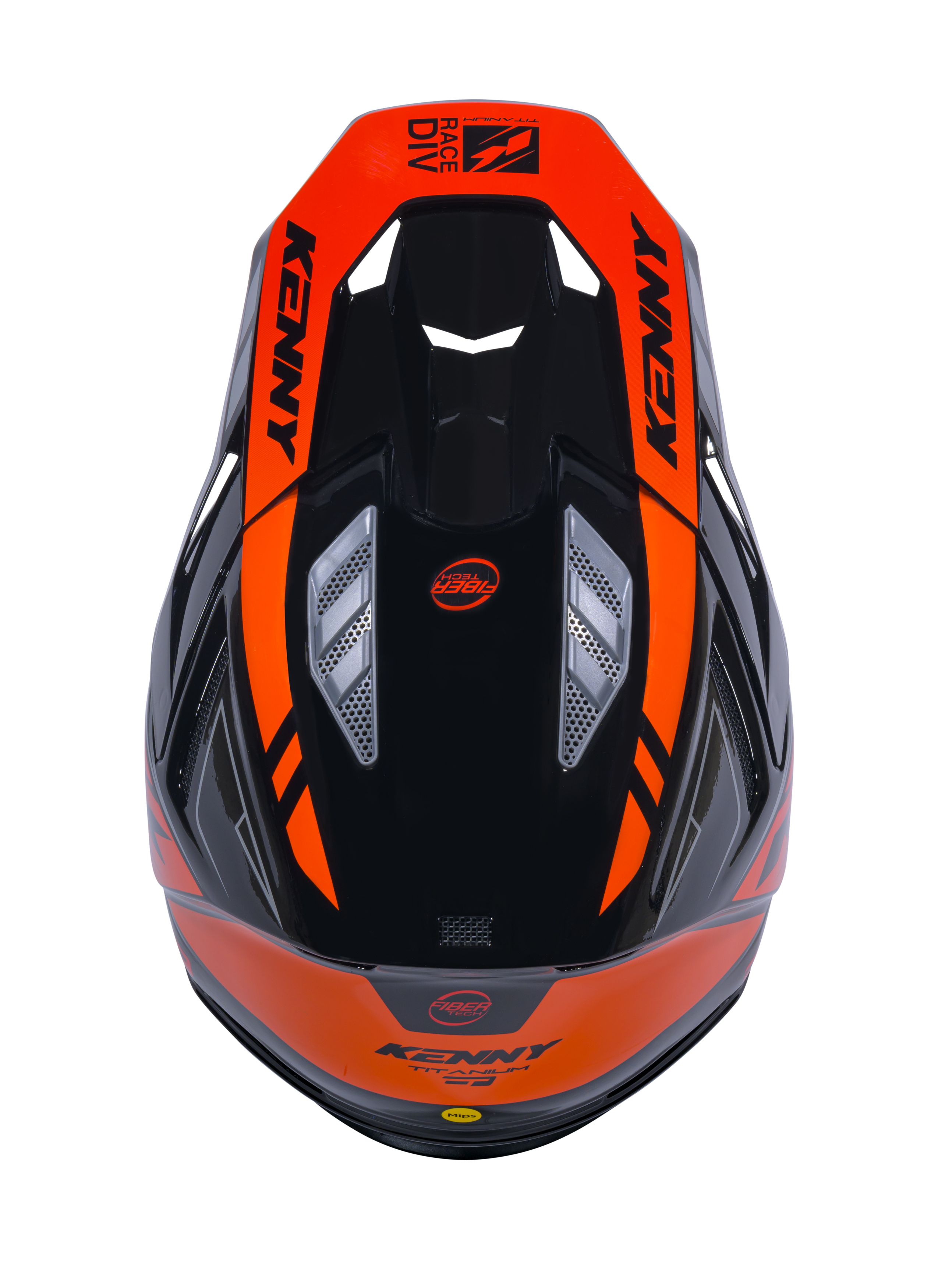 KENNY TITANIUM GRAPHIC HELMET BLACK ORANGE GRADIENT - 4