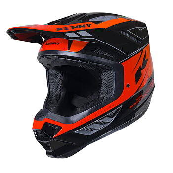 KENNY TITANIUM GRAPHIC HELMET BLACK ORANGE GRADIENT