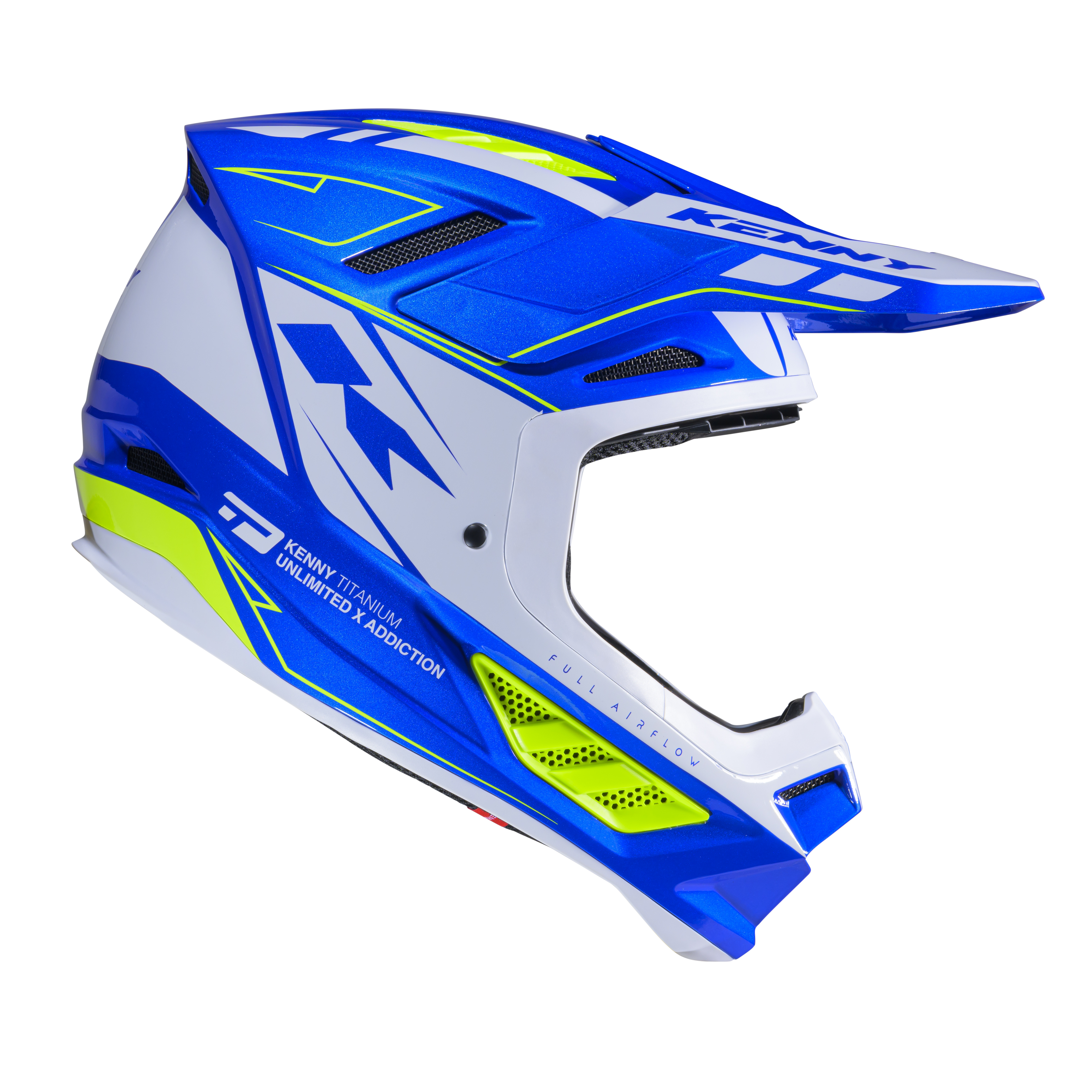 KENNY TITANIUM GRAPHIC HELMET CANDY BLUE - 2