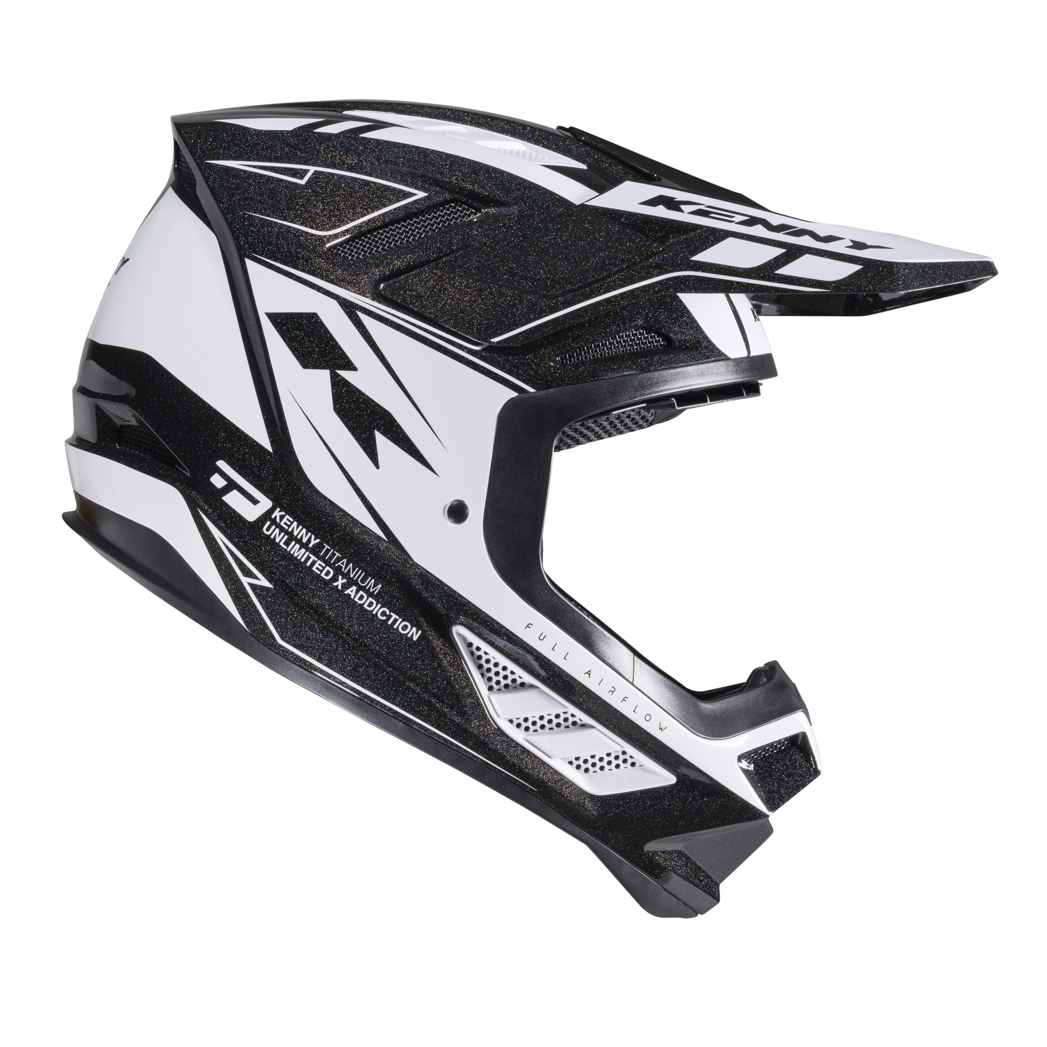 KENNY TITANIUM GRAPHIC HELMET CHAMELEON BLACK - 2