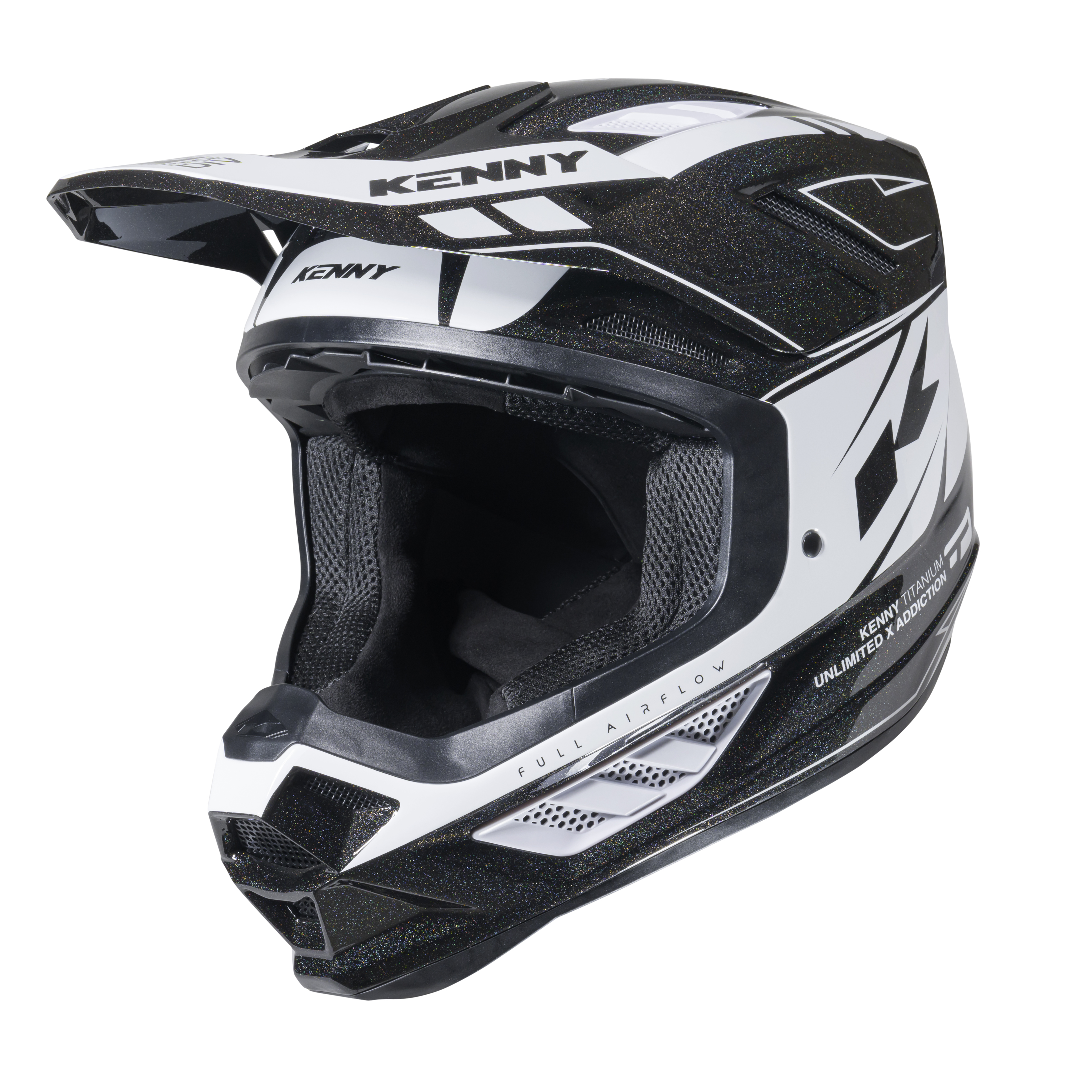 KENNY TITANIUM GRAPHIC HELMET CHAMELEON BLACK