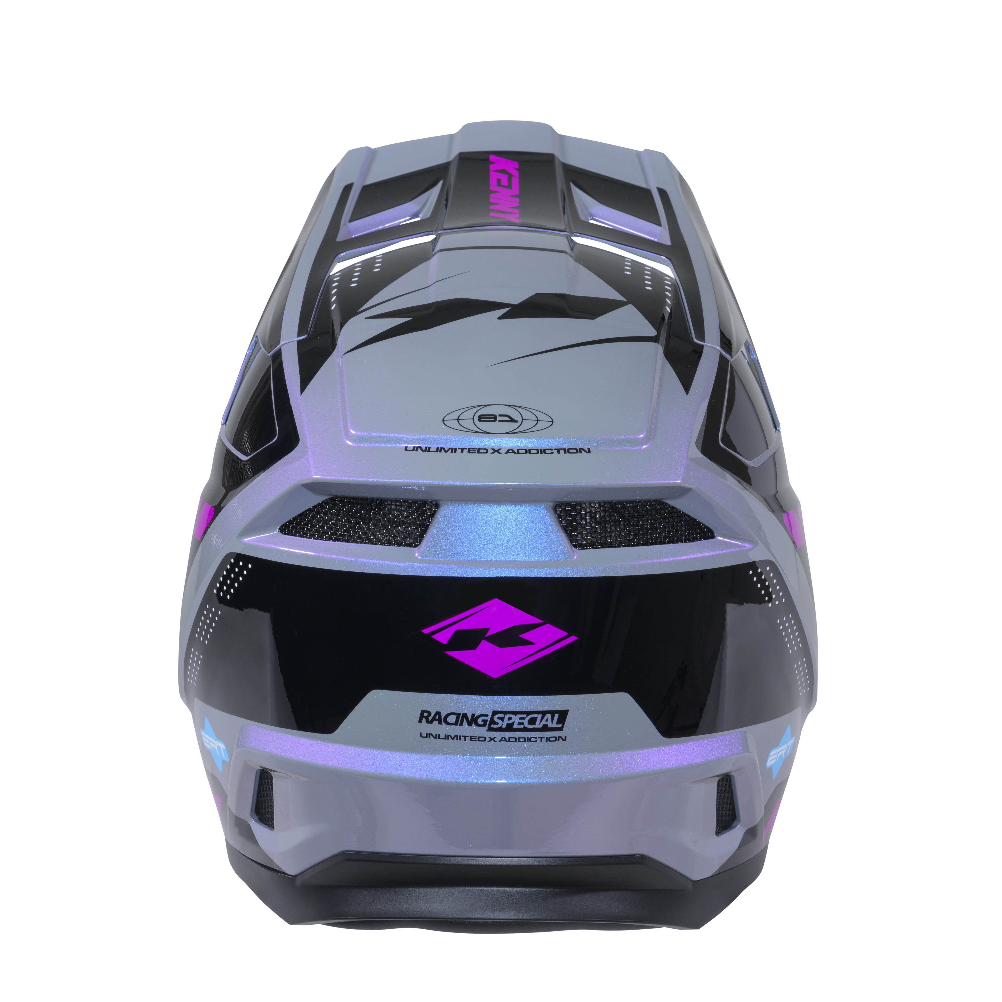KENNY PERFORMANCE GRAPHIC HELMET DIAMOND PURPLE - 3
