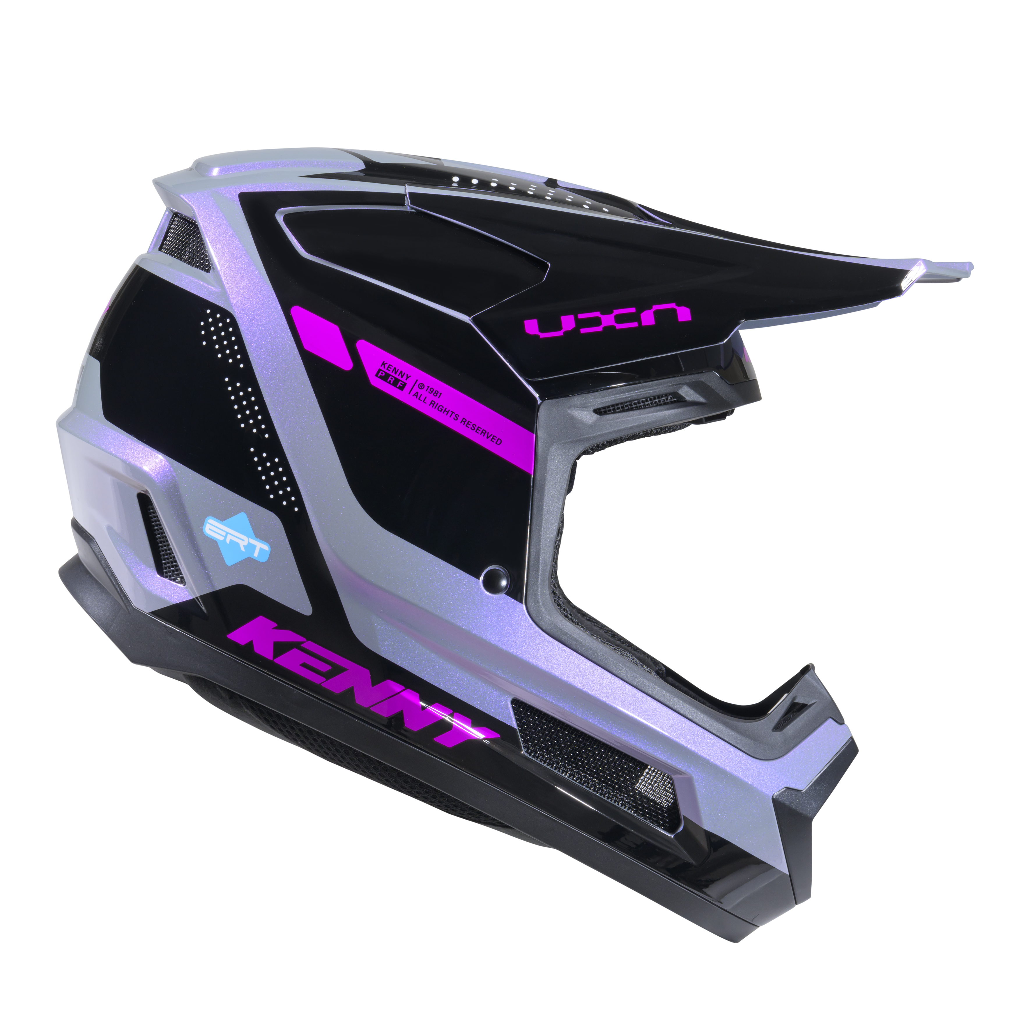 KENNY PERFORMANCE GRAPHIC HELMET DIAMOND PURPLE - 2