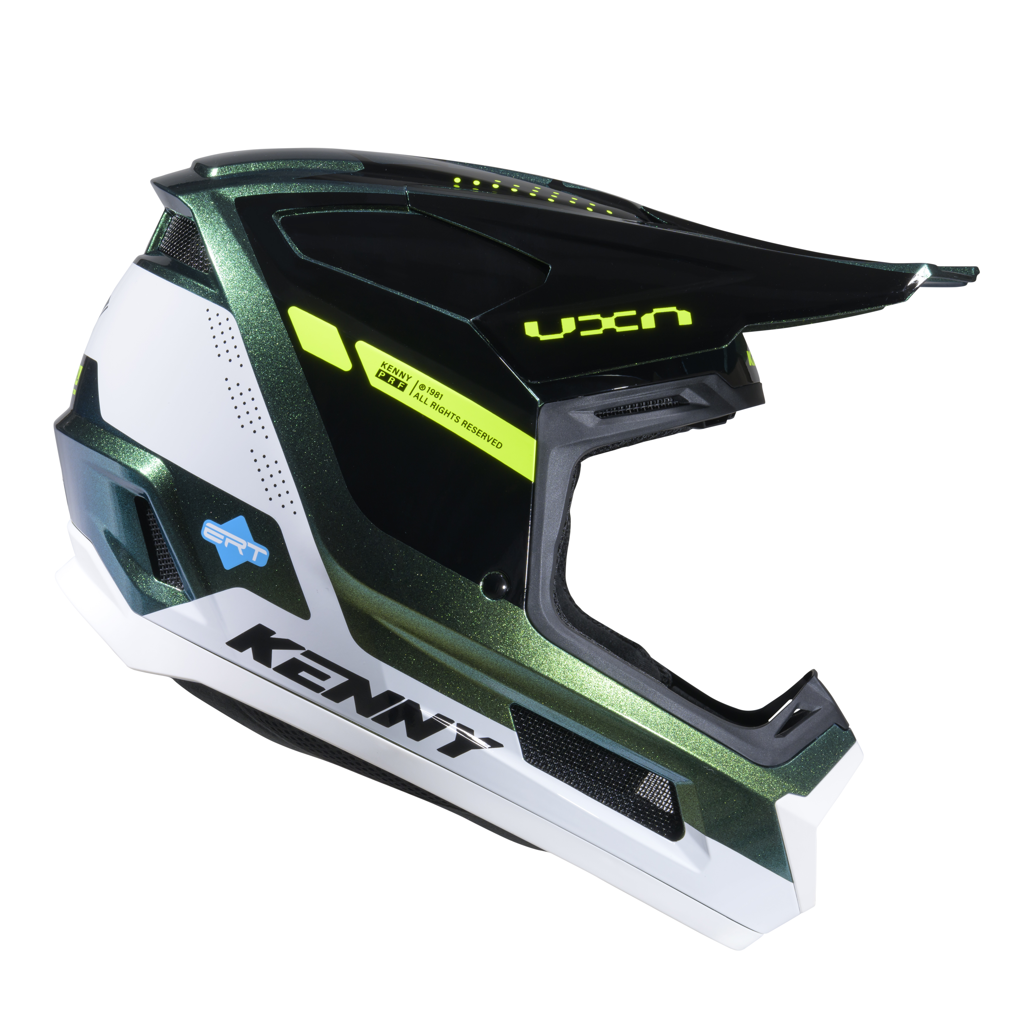 KENNY PERFORMANCE GRAPHIC HELMET GREEN DIAMOND RACING SPE - 2